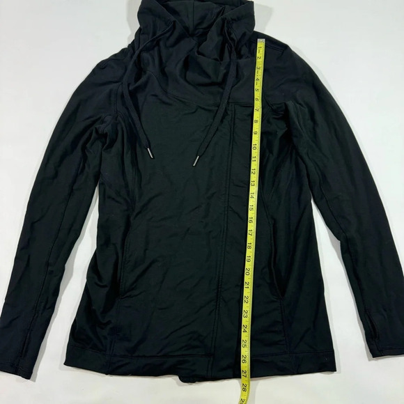 Lululemon Coast Easy Wrap Jacket Black Modal French Terry W4AUGS - Picture 7 of 8